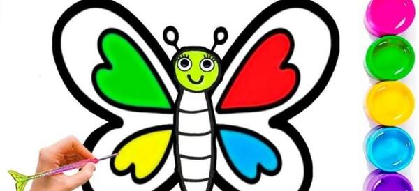 عکس پروانه ساده برای طراحی
