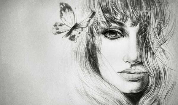 عکس های پروانه سیاه و سفید