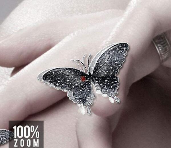 عکس های پروانه سیاه و سفید