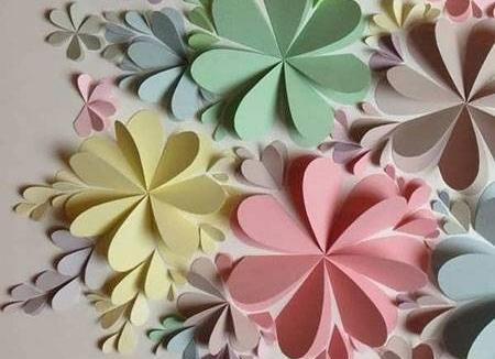 عکس پروانه کاغذی برای تزیین دیوار
