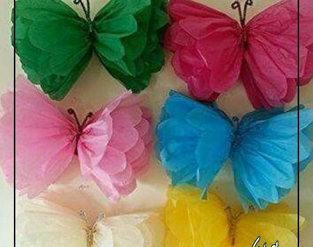 عکس پروانه ی کاغذی