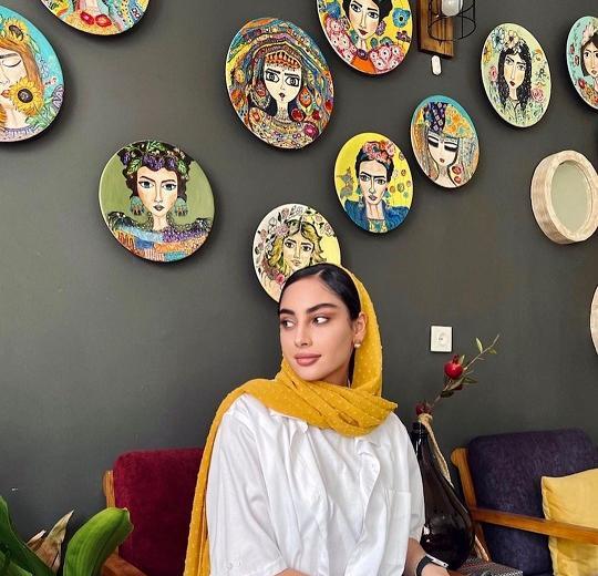 عکس پروانه از نیم رخ