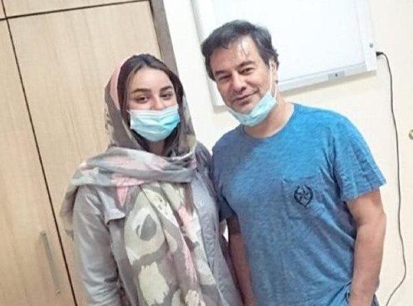 عکس جدید پیمان طالبی و همسرش