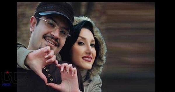 عکس جدید پیمان طالبی و همسرش