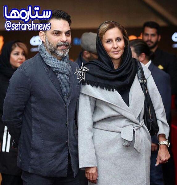 عکس جدید پیمان معادی و همسرش