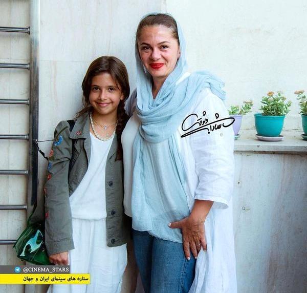 عکس پژمان بازغی و دخترش در کودک شو