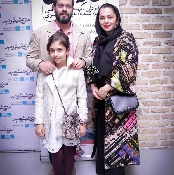 عکس پژمان بازغی و دخترش در کودک شو