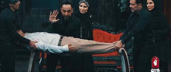 عکس پژمان بازغی در برنامه عمارت