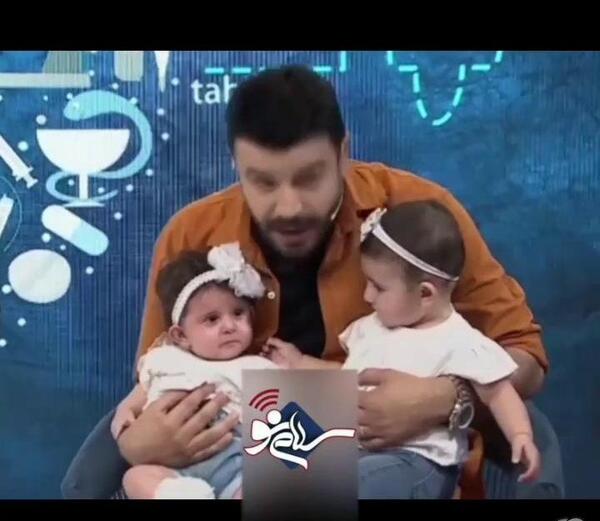 عکس پیمان طالبی و دخترش