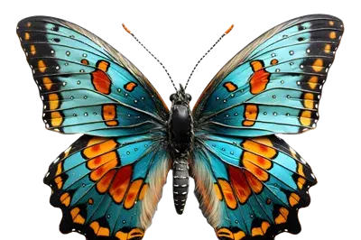 عکس پروانه واقعی ابی