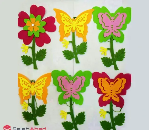 عکس پروانه نمدی با الگو