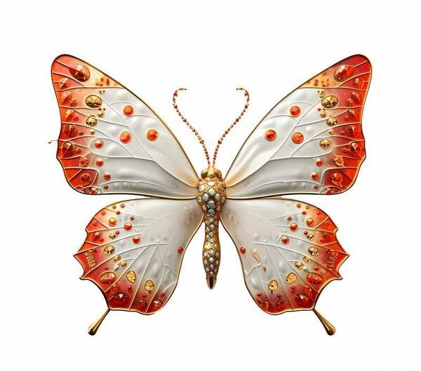 عکس پروانه ی نارنجی