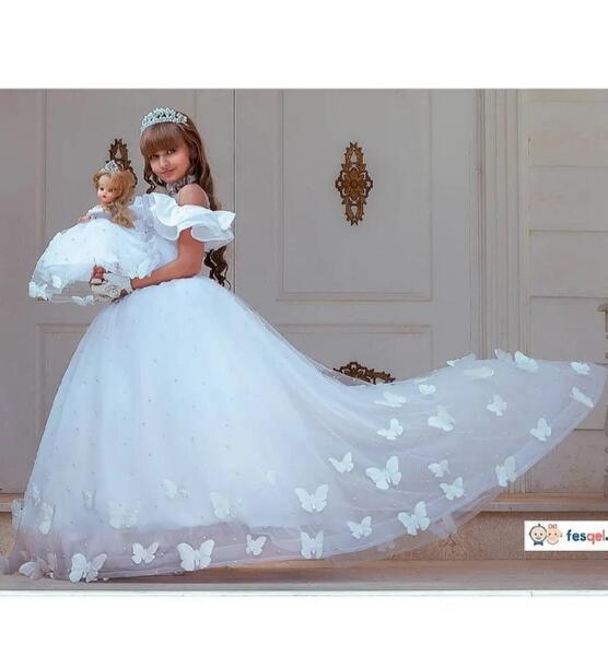 عکس لباس پروانه ای دخترانه