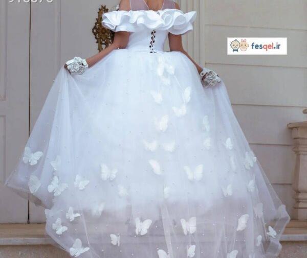 عکس لباس پروانه ای دخترانه