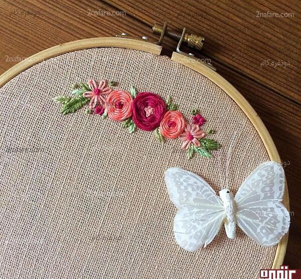 عکس پروانه برای گلدوزی