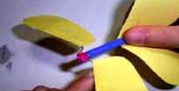 عکس کاردستی پروانه با کاغذ