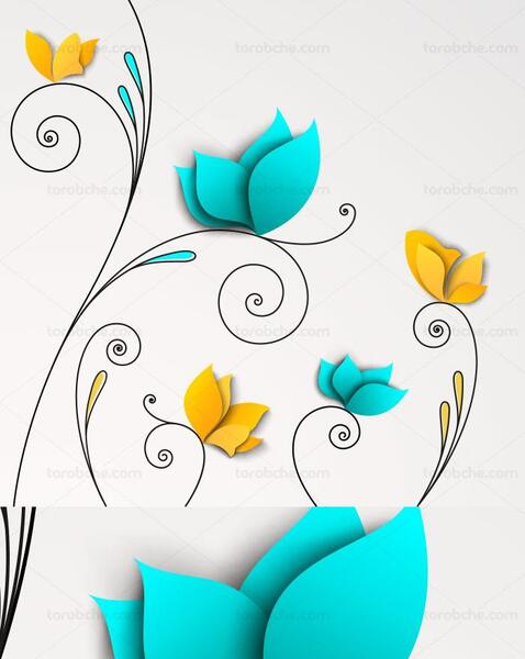 عکس پروانه سبز فانتزی
