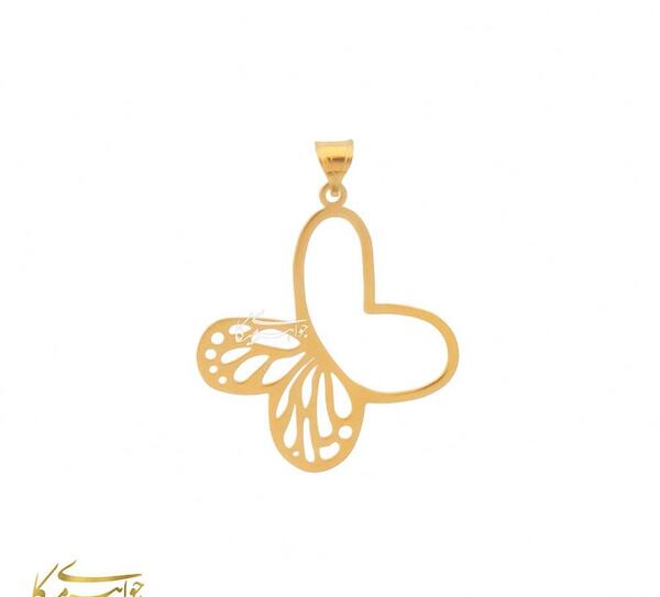 عکس گردنبند پروانه طلا