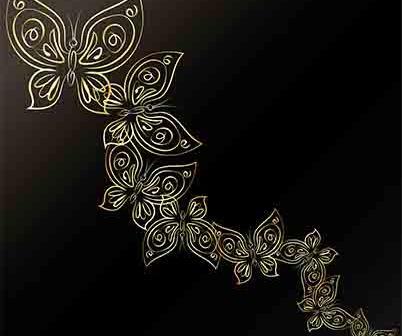 عکس پس زمینه پروانه طلایی