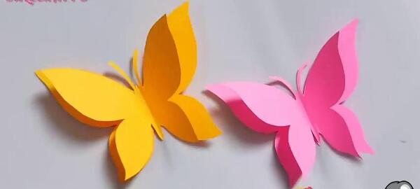 عکس ساخت پروانه کاغذی