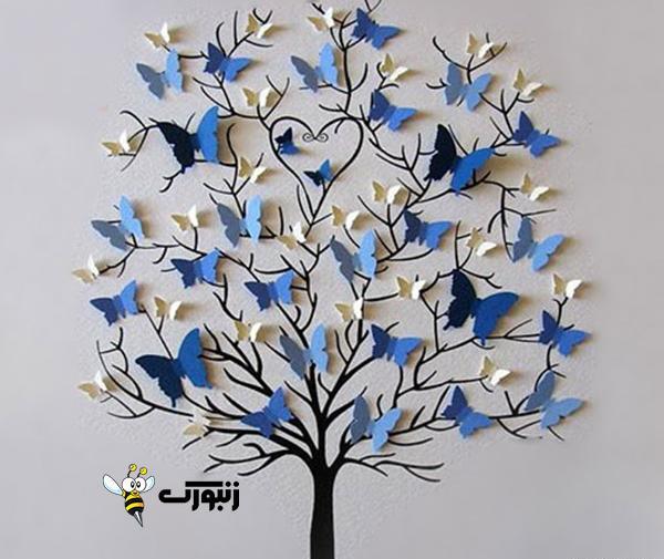 عکس پروانه برای روی دیوار