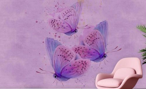 عکس پروانه برای کاغذ دیواری