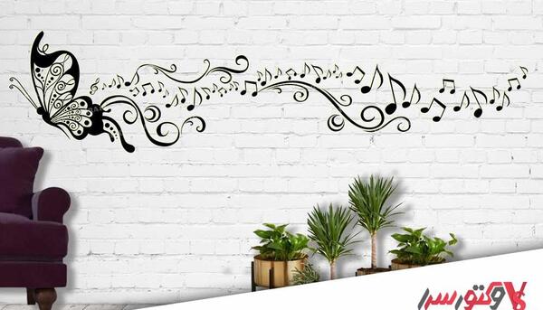 عکس کاغذ دیواری پروانه ای