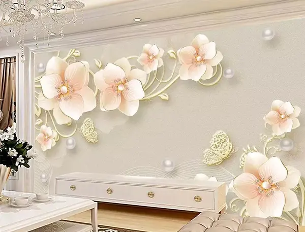 عکس کاغذ دیواری پروانه ای