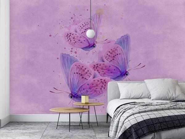 عکس کاغذ دیواری پروانه ای