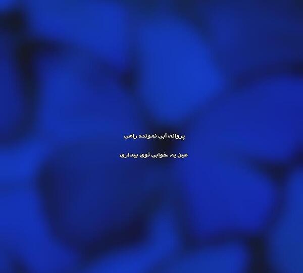 عکس خواننده پروانه ابی نمونده راهی