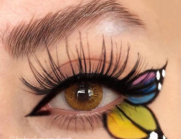 عکس خط چشم پروانه ای