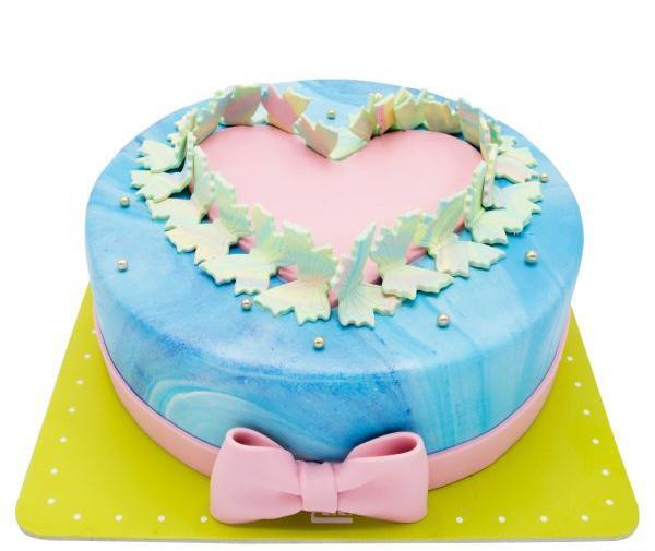 عکس پروانه چاپی برای کیک
