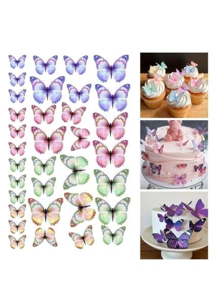 عکس پروانه چاپی برای کیک