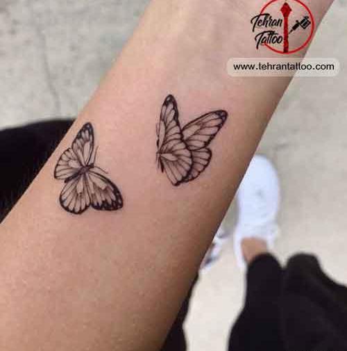 عکس پروانه کوچک برای تاتو