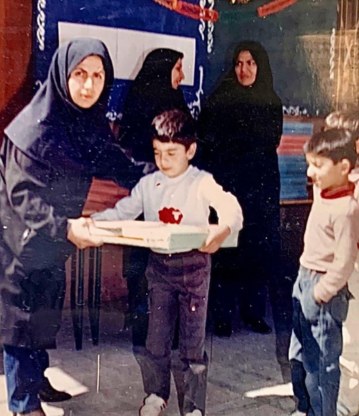 عکس بهرنگ علوی و پوریا پور سرخ