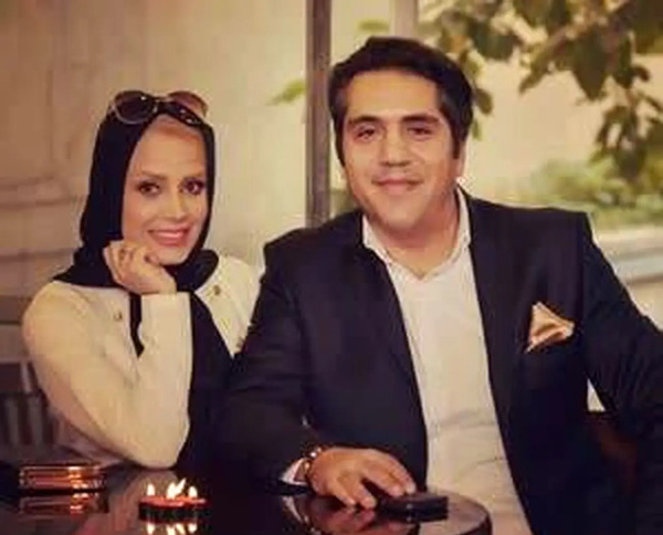 عکس خواننده پوریا راد و همسرش