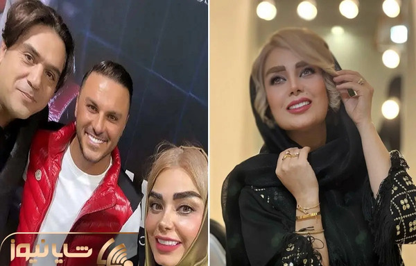 عکس خواننده پوریا راد و همسرش