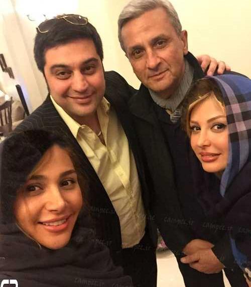 عکس پویا بیاتی با همسرش