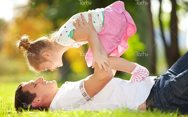 عکس پدر با دختر بچه