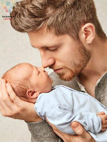 عکس عاشقانه پدر مادر با بچه