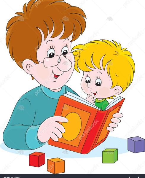 عکس پدر پسری کارتونی