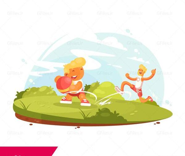 عکس پدر پسری کارتونی