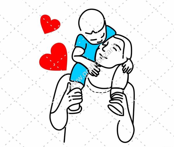 عکس پدر پسری فانتزی