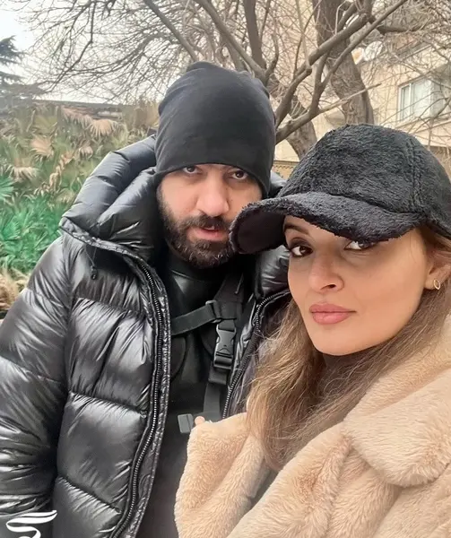 عکس نیلوفر پارسا و همسرش