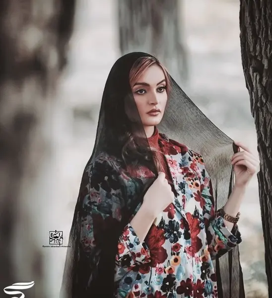 عکس نیلوفر پارسا و همسرش