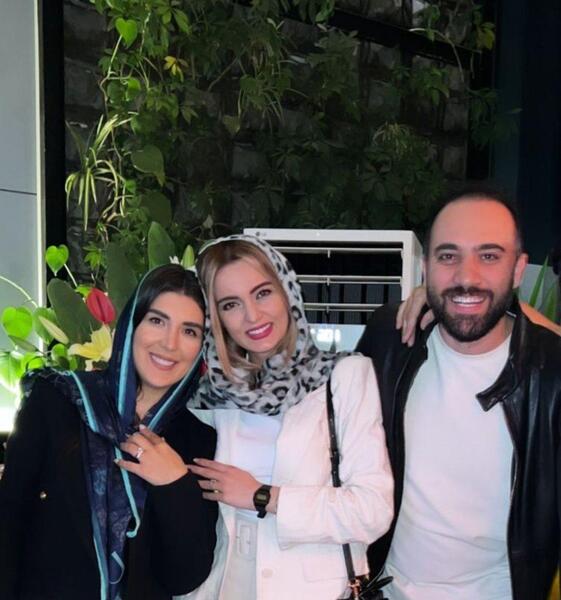 عکس نیلوفر پارسا و فرزندش