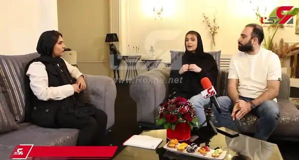 عکس نیلوفر پارسا و فرزندش