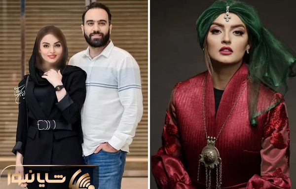 عکس نیلوفر پارسا و فرزندش