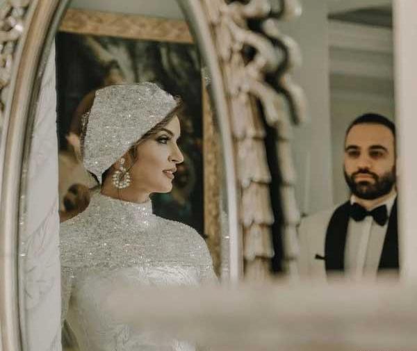 عکس نیلوفر پارسا با همسرش