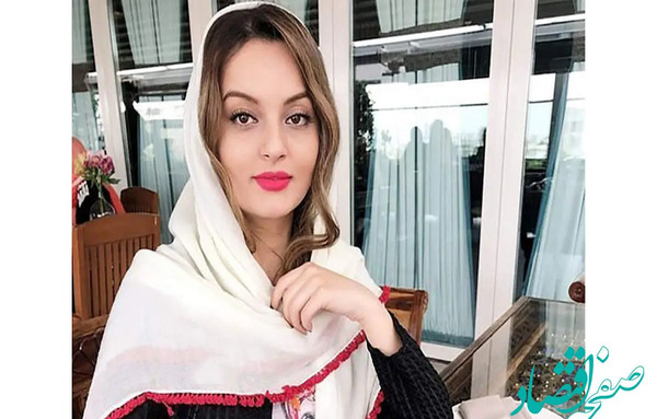 عکس نیلوفر پارسا با همسرش
